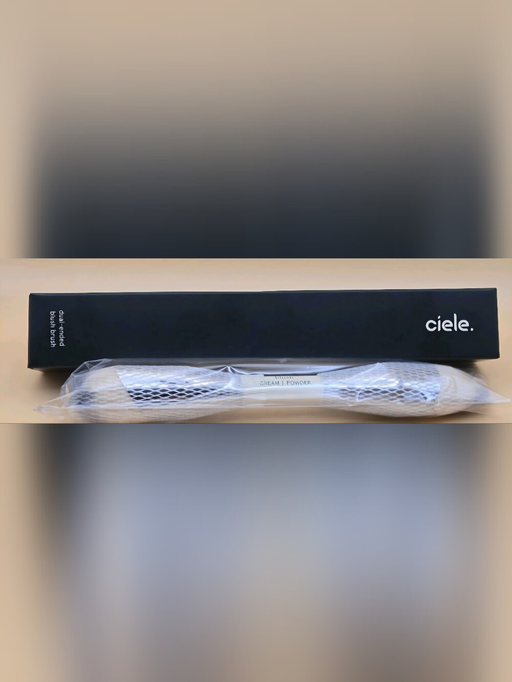 Ciele The Blush Brush Dual Ended Cream Powder NIB